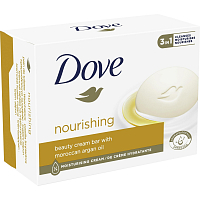 Dove Nourishing Solid Soap with Argan Oil, 4× 90 g