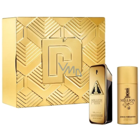 Paco Rabanne 1 Million Elixir Parfum Intense eau de parfum 100 ml + deodorant spray 150 ml, gift set for men