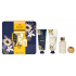 Grace Cole Wolf Poppy & Pomelo hand cream 50 ml + body cream 50 ml + bath foam 50 ml + bubble bath 25 g + tin box, cosmetic set for women