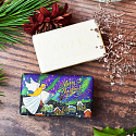 English Soap Angel - Blueberry, Vanilla & Moses Christmas natural perfumed toilet soap with shea butter 190 g