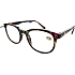 Berkeley Reading dioptric glasses +2,5 plastic blue, violet-brown 1 piece MC2198