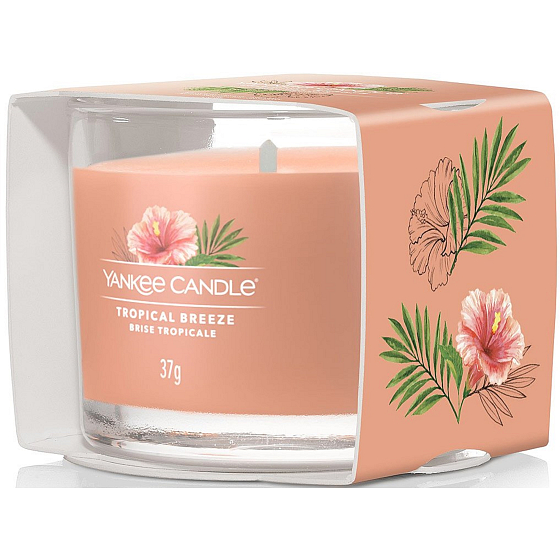 Yankee Candle Tropical Breeze - Tropical Breeze scented candle votive glass 37 g