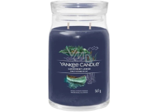 Yankee Candle Lakefront Lodge - Lakefront Lodge scented candle Signature large glass 2 wicks 567 g