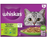 Whiskas Selected menu in jelly beef, chicken, salmon, tuna capsules 12 x 85 g