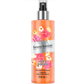 Bruno Banani Sweet Fantasy Rose & Popcorn perfumed body and hair spray for women 250 ml