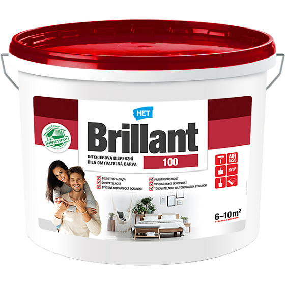 Het Brillant 100 washable interior paint, 1.5 kg