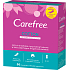 Carefree Cotton panty liners, 56 pcs