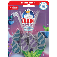 Duck WC hinge Active Clean Duo Violet, 2x 36 g