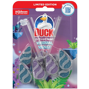 Duck WC hinge Active Clean Duo Violet, 2x 36 g
