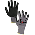 Ica work gloves, nitrile coated gray-black, size 8, 1 pair