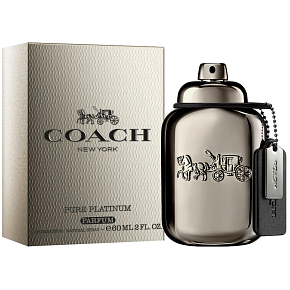 Coach Men Pure Platinum perfume for men 60 ml
