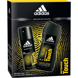 Adidas Intense Touch body deodorant 150 ml + shower gel 250 ml, cosmetic set for men VMD parfumerie - drogerie