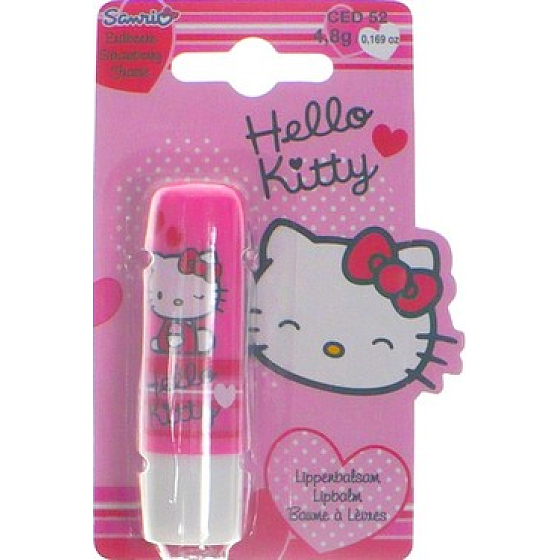 Hello Kitty Strawberry Lip Balm 4.8 g for girls gift set