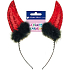 Devil horns red headband 1 piece