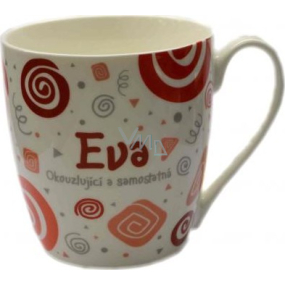 Nekupto Twister mug named Eva red 0.4 liter