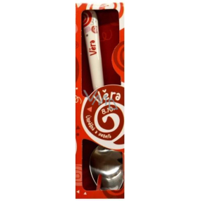Nekupto Twister Spoon named Věra red 16 cm