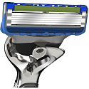 Gillette Fusion ProGlide Flexball Power Silver shaver + spare head 1 piece + battery 1 piece, for men