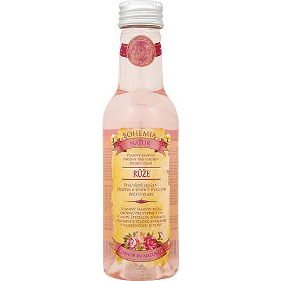 Bohemia Gifts Rosarium with rosehip extracts and rose flowers hair shampoo 200 ml