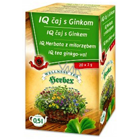 Herbex IQ tea with ginkgo increases resistance to stress by 20 x 3 g