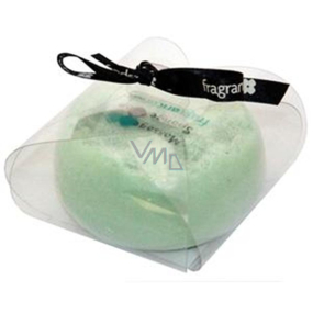 Fragrant Olive Garden Glycerine massage soap with a sponge filled with aroma and essences of green olives in green 200 g
