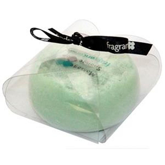 Fragrant Olive Garden Glycerin Soap Massage with Sponge Filled with Fragrance and Essences of Green Olives in Green Color 200 g