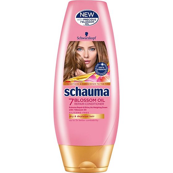 Schauma 7 Blossom Oil regenerating balm for dry and exhausted hair 200 ml