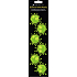 Reflective bulb stickers yellow 7 x 28.5 cm