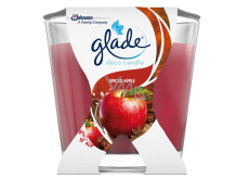 Glade Spiced Apple Apple and cinnamon scented candle burning time up to 30 hours 70 g