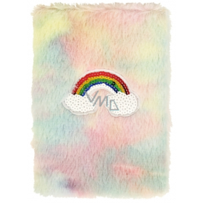 Albi Hairy block Rainbow 16 cm x 22 cm