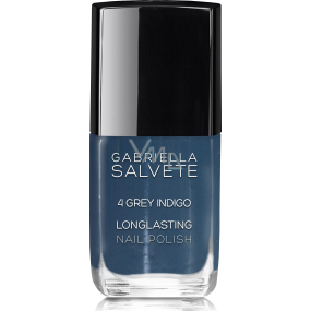 Gabriella Salvete Longlasting Enamel long-lasting high-gloss nail polish 04 Gray Indigo 11 ml