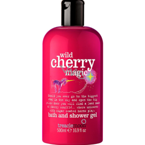 Treaclemoon Wild Cherry Magic shower gel without silicones, parabens, red color 500 ml