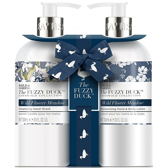Baylis & Harding Cotswold flowers hand wash 300 ml + body and hand lotion 300 ml, cosmetic set for women