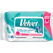 Velvet Intima 2 in 1 moisturized toilet paper 42 pieces