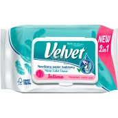 Velvet Intima 2 in 1 moisturized toilet paper 42 pieces