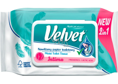 Velvet Intima 2 in 1 moisturized toilet paper 42 pieces