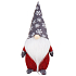 Leprechaun in grey hat 23 cm 1 piece