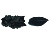 Feathers black 3 g in bag