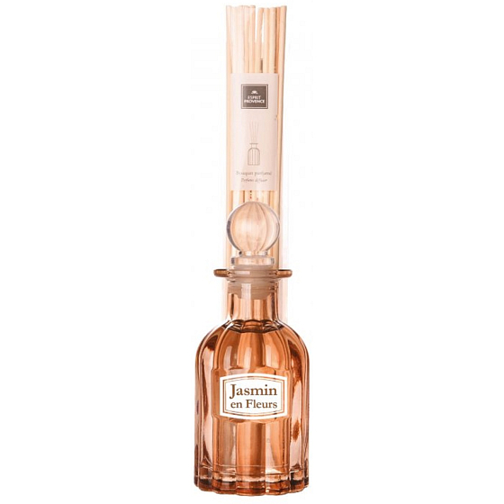 Esprit Provence Jasmine fragrance diffuser with 10 rattan sticks 100 ml