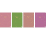 Ditipo Gold Style notebook A5 lined 52 sheets various colours