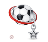 Charm Sterling silver 925 Euro 2024 Football, bead on bracelet sport