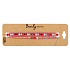 Albi Beads red - orange bracelets wider and thinner, adjustable size, set of 2 pieces