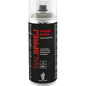 BALSPREJ top universal acrylic spray paint, RAL 7032 dark gray, 400 ml BALSPREJ top universal acrylic spray paint, RAL 7032 dark gray, 400 ml