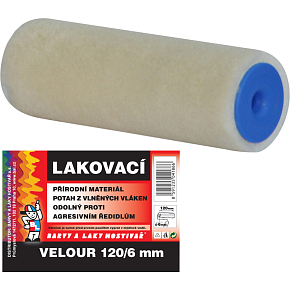 BARVY A LAKY HOSTIVAŘ Velur painting roller for holder 6 mm, 120 mm