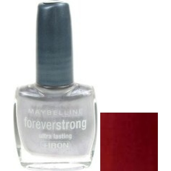 Maybelline Forever Strong Ultra Lasting Nail Polish 06 Deep Red 10 ml