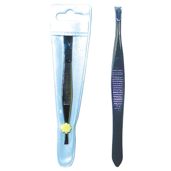 Abella Straight Tweezers, case 1 piece TW-7