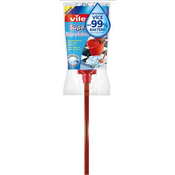 Vileda SuperMocio Micro & Cotton Microfiber Mop Complete 1 piece