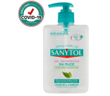 Sanytol Disinfection disinfectant hand gel with Green Tea, destroys viruses and bacteria with a 250 ml dispenser