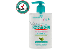 Sanytol Disinfection hand disinfectant gel with Green Tea, kills viruses and bacteria with dispenser 250 ml