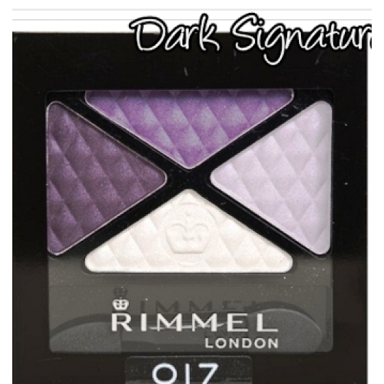 Rimmel London Glam Eyes quad eyeshadow 017 Dark Signature 4 g