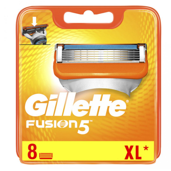 Gillette Fusion5 Replacement Blades 8 Pack, for Men